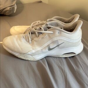 NIKE White Athletic Sneakers